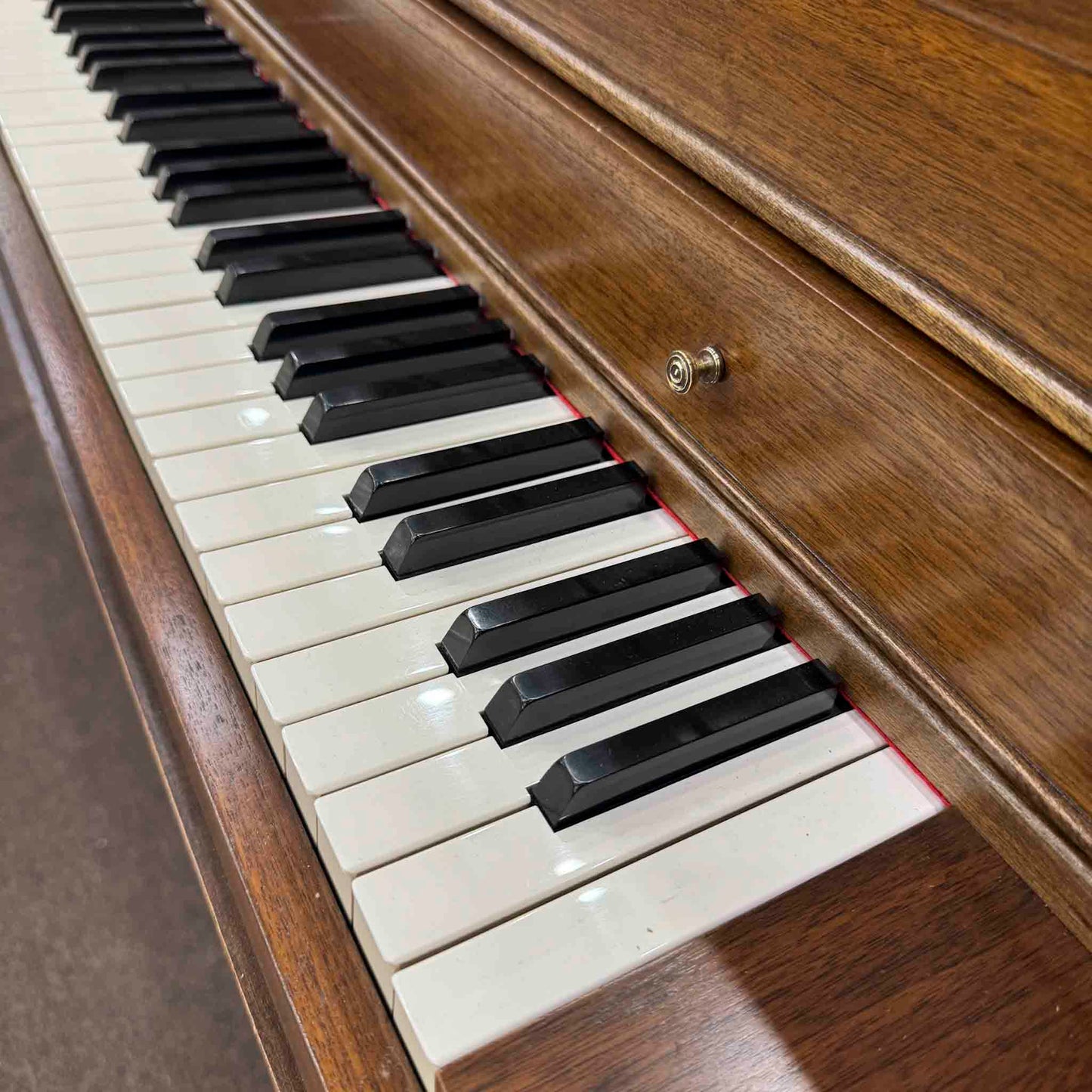 CURRENT SHOP WORK - 1967 Everett 41" Wood Finish Commissioned Console Piano