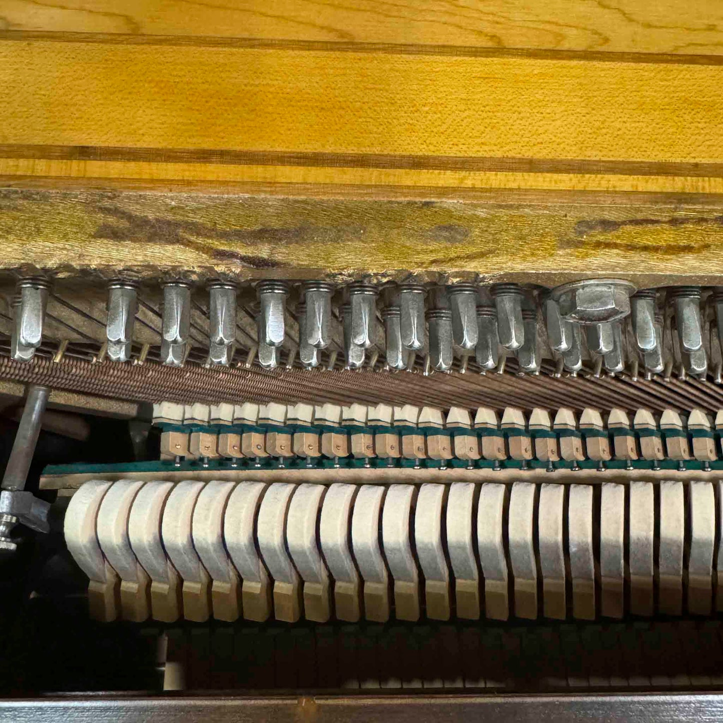 CURRENT SHOP WORK - 1967 Everett 41" Wood Finish Commissioned Console Piano