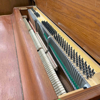 SOLD 1960 Louis Zwicki 36" Teak Wood Finish Spinet Piano