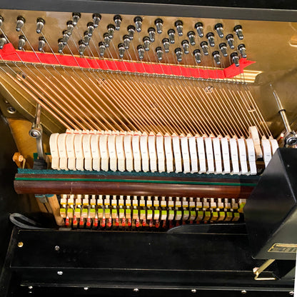 SOLD 1923 Conway Satin Black Commissioned Upright Vintage Player Piano