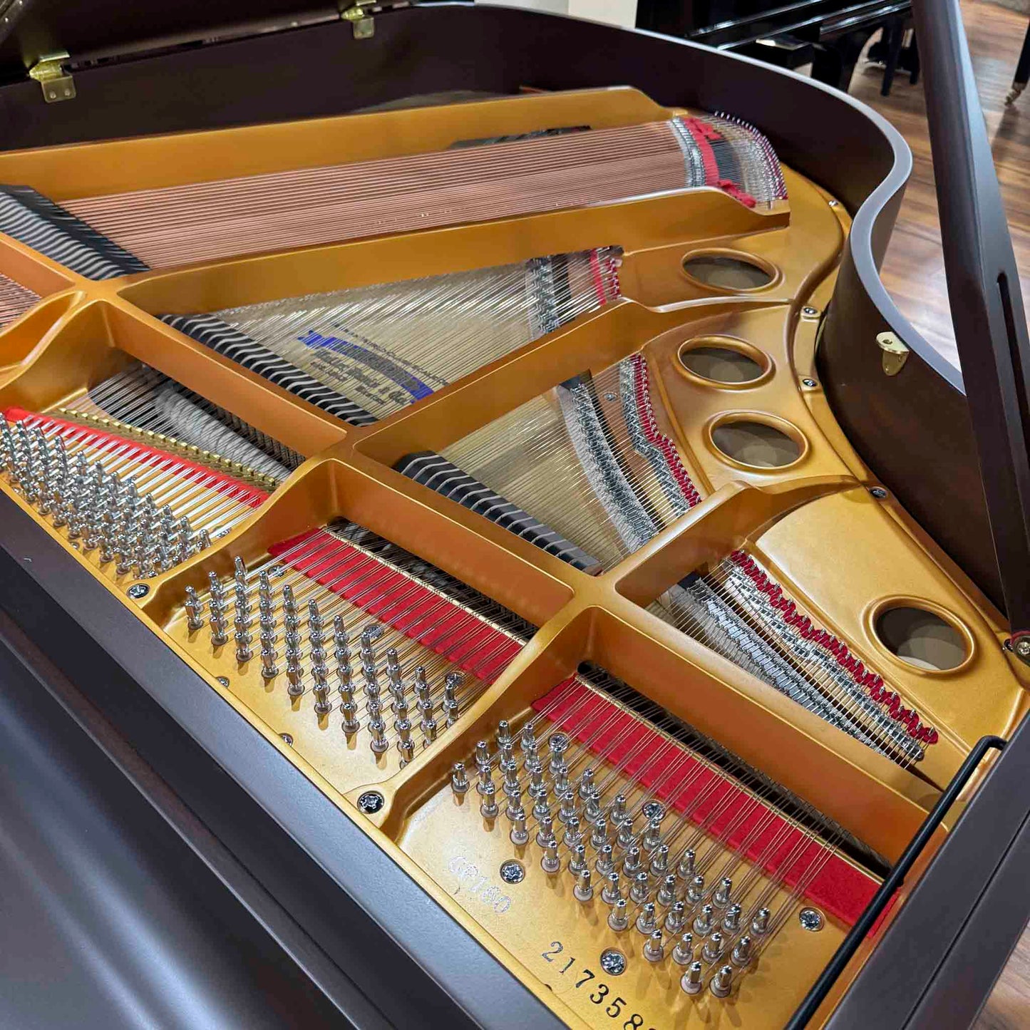 Hallet Davis 160 5'3" Dark Walnut Satin Finish Grand Piano