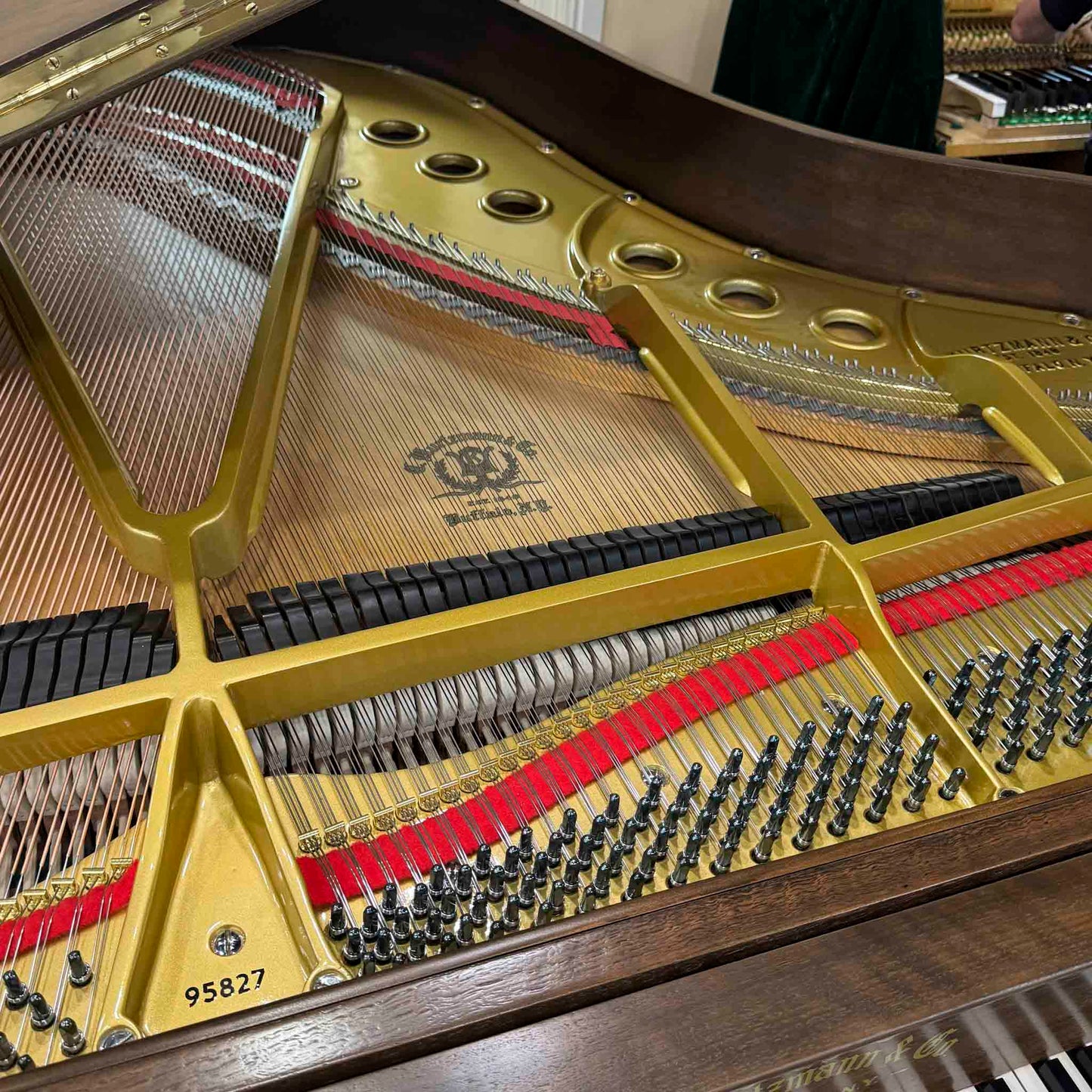 SOLD 1929 Kurtzmann White Finish Commissioned Grand Piano with Self-Playing QRS System