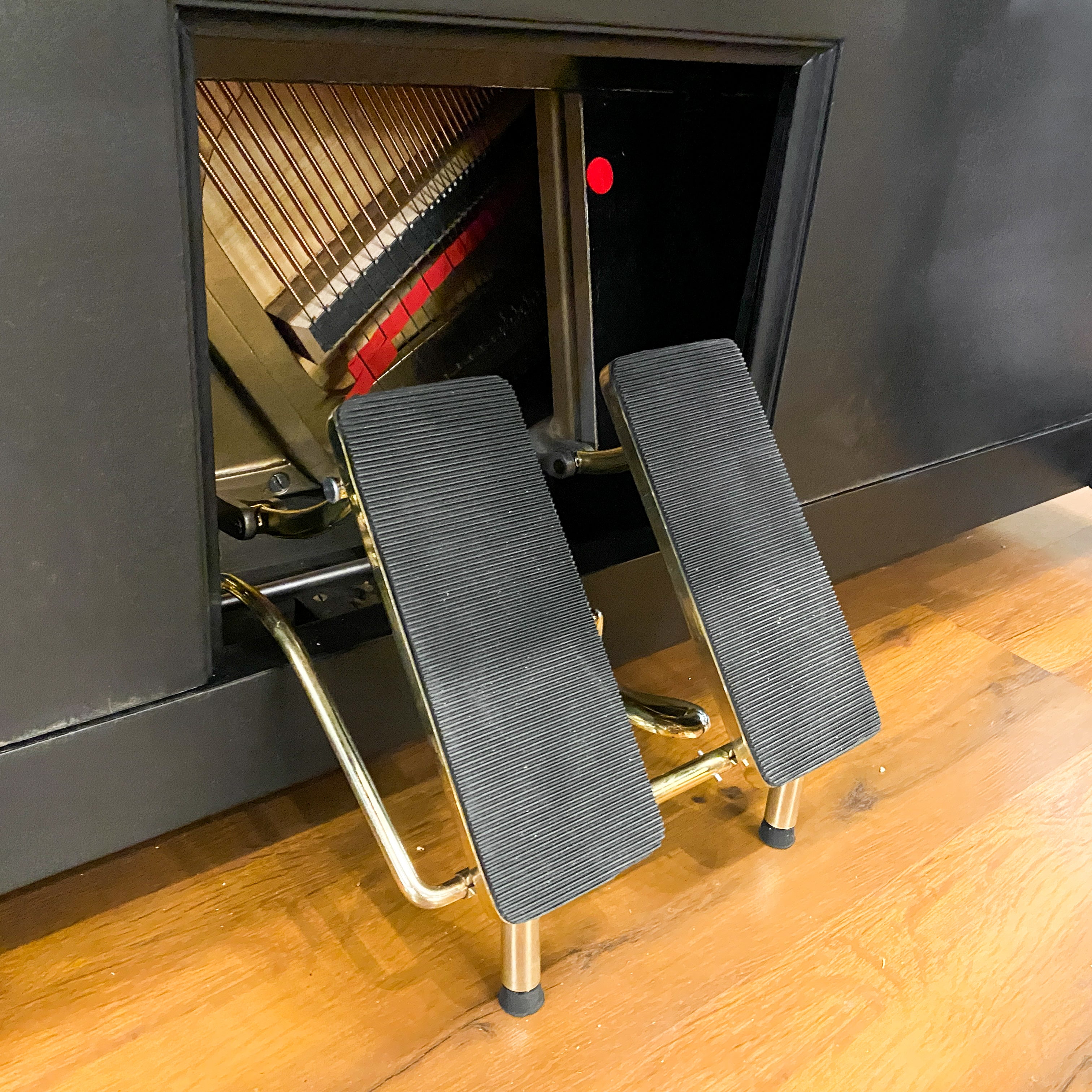 Beautifully restored heirloom hundred year old Conway restoration vintage pnumatic player piano rebuild at Brigham Larson Pianos family heirloom piano restoration shop.