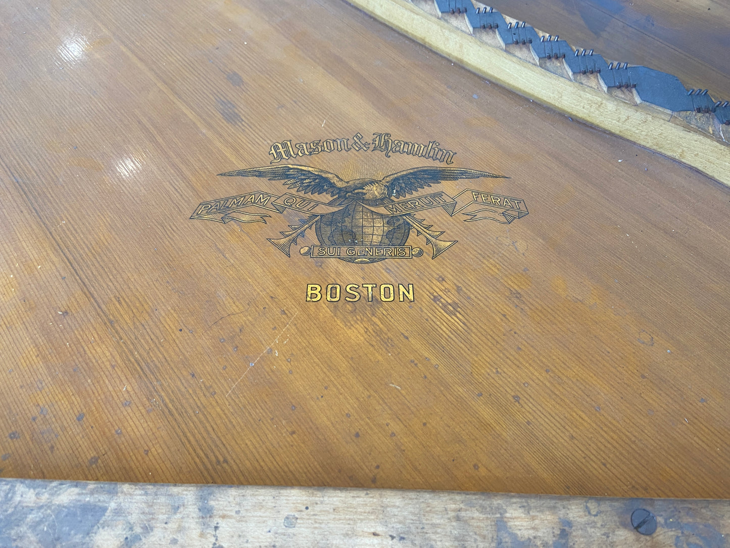 SOLD 1913 Mason & Hamlin Wood Finish Commissioned Grand Piano