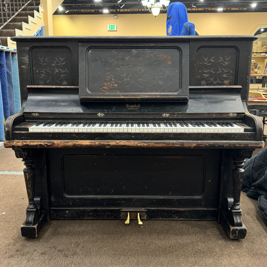 CURRENT SHOP WORK - 1892 Kimball Wood Finish 51" Commissioned Upright Piano