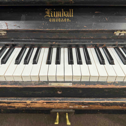 CURRENT SHOP WORK - 1892 Kimball Wood Finish 51" Commissioned Upright Piano