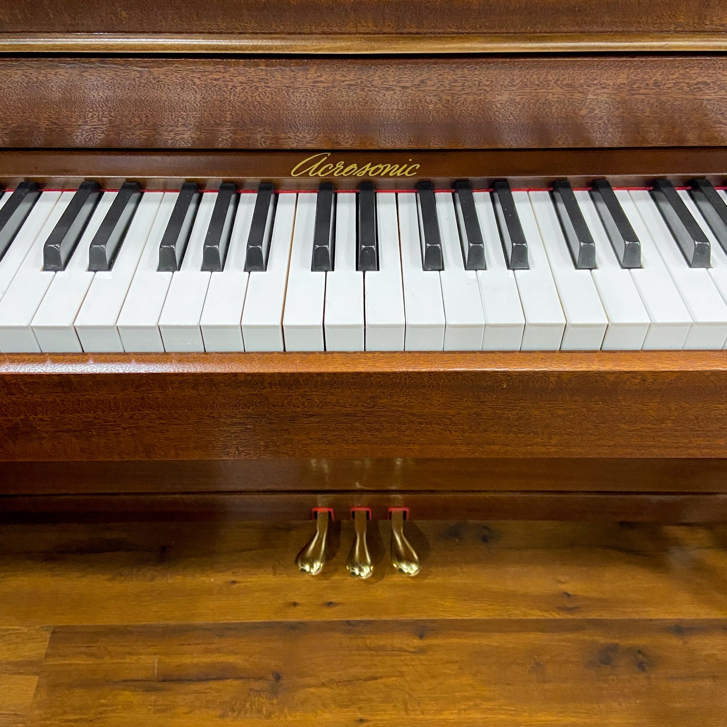 1943 Baldwin Acrosonic 36" Walnut Wood Finish Spinet Piano