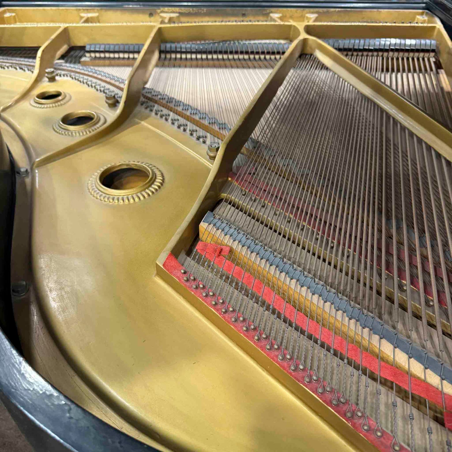 CURRENT SHOP WORK - 1948 Baldwin R 5'7" Satin Black Commissioned Grand Piano