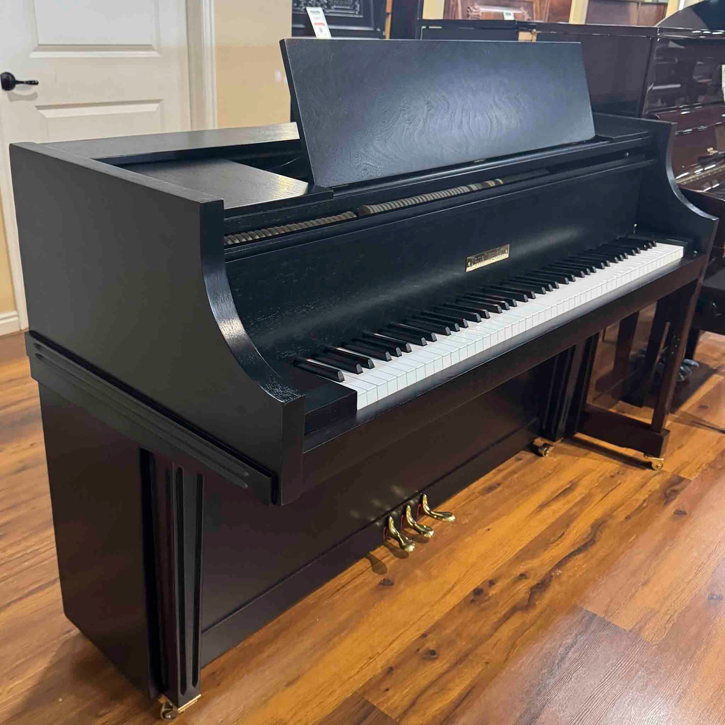 1966 Astin Weight 39" Satin Black Spinet Piano