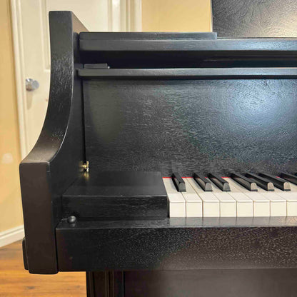 1966 Astin Weight 39" Satin Black Spinet Piano