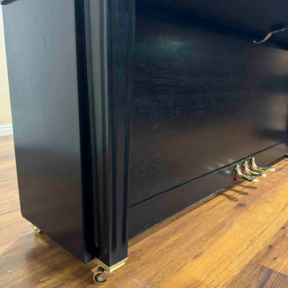 1966 Astin Weight 39" Satin Black Spinet Piano