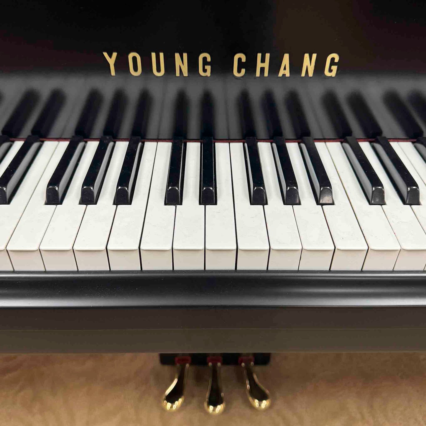 1980 Young Chang G-185 6'1" Satin Black Grand Piano