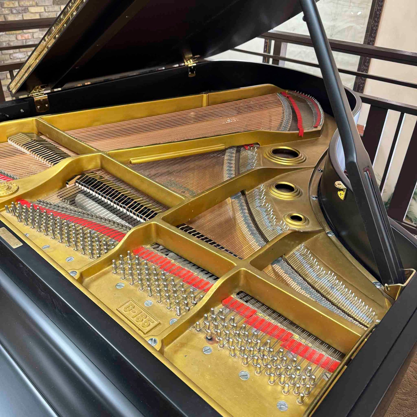 1980 Young Chang G-185 6'1" Satin Black Grand Piano