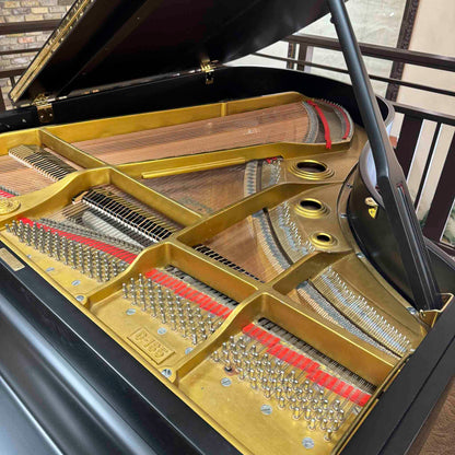 1980 Young Chang G-185 6'1" Satin Black Grand Piano