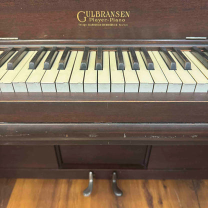 CURRENT SHOP WORK - 1920 Gulbransen 55" Vintage Player Commissioned Upright Piano