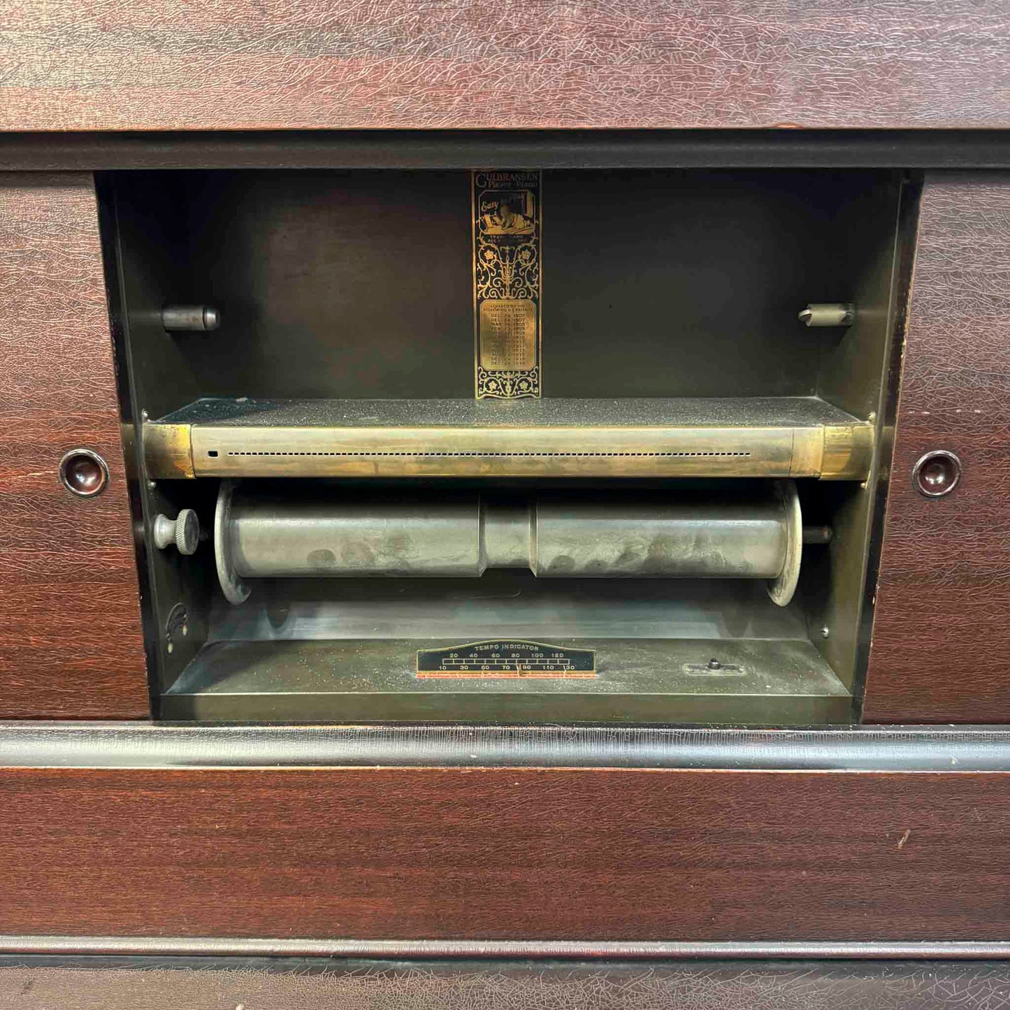 CURRENT SHOP WORK - 1920 Gulbransen 55" Vintage Player Commissioned Upright Piano