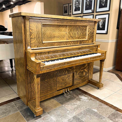 SOLD 1910 Shattuck Wood Finish Commissioned Upright Player Piano