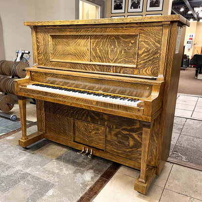 SOLD 1910 Shattuck Wood Finish Commissioned Upright Player Piano