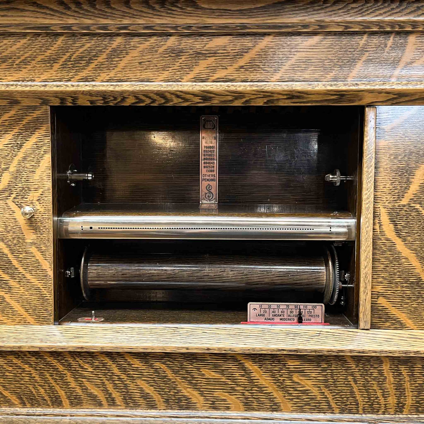 SOLD 1910 Shattuck Wood Finish Commissioned Upright Player Piano