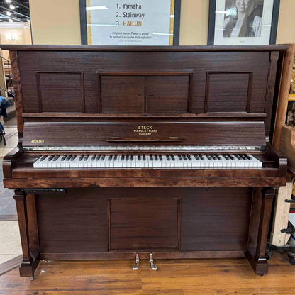 CURRENT SHOP WORK - 1931 Aeolian DuoArt Steck 55" Wood Finish Commissioned Upright Piano