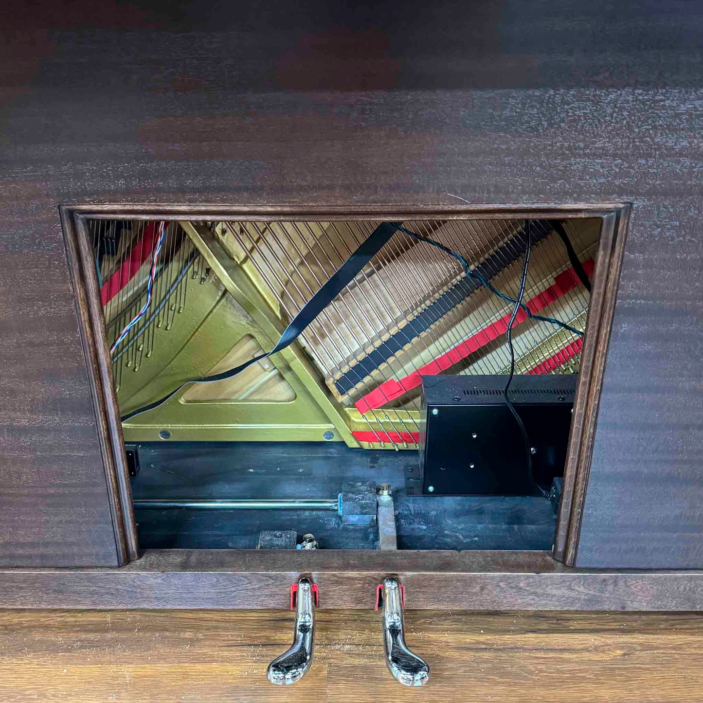 CURRENT SHOP WORK - 1931 Aeolian DuoArt Steck 55" Wood Finish Commissioned Upright Piano