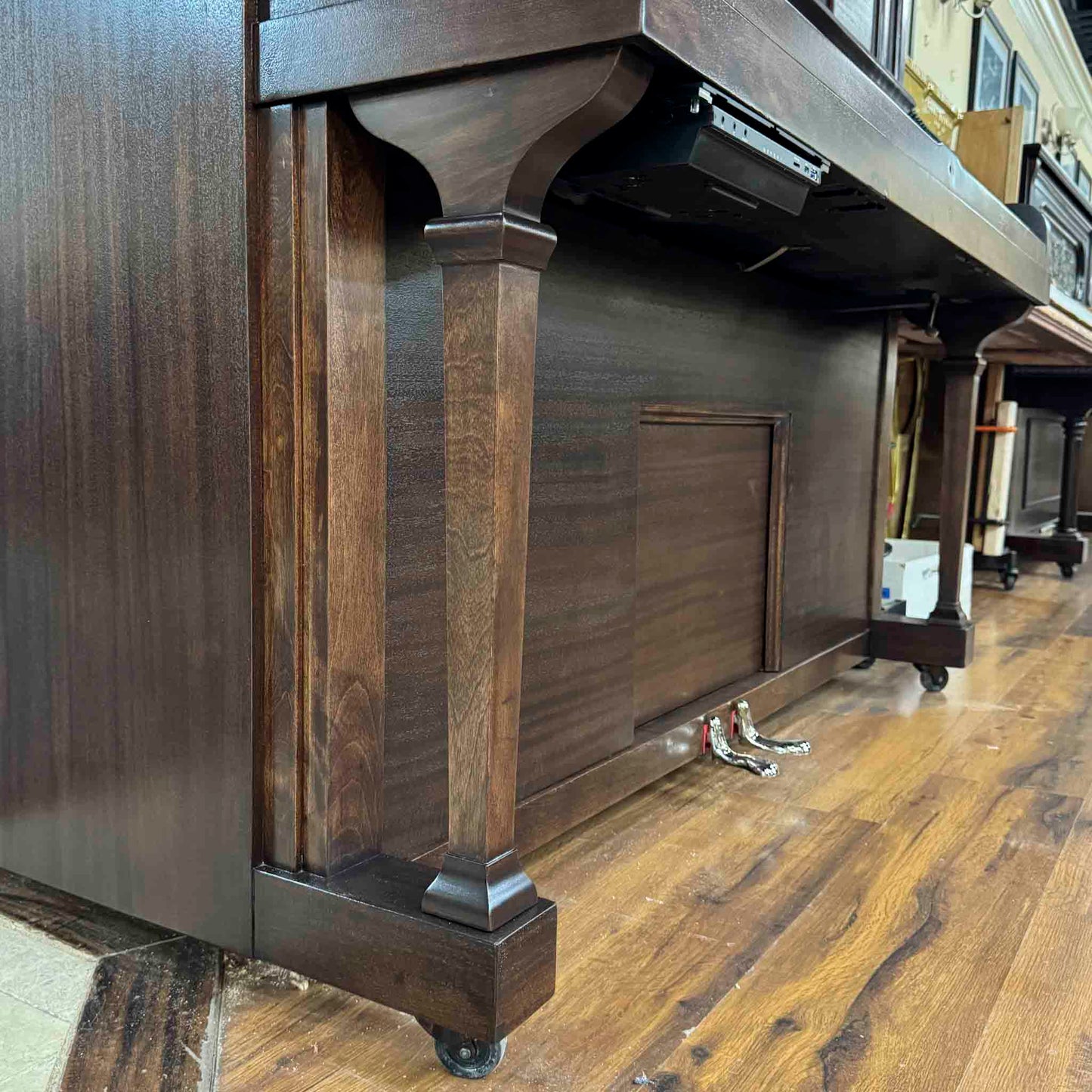 CURRENT SHOP WORK - 1931 Aeolian DuoArt Steck 55" Wood Finish Commissioned Upright Piano