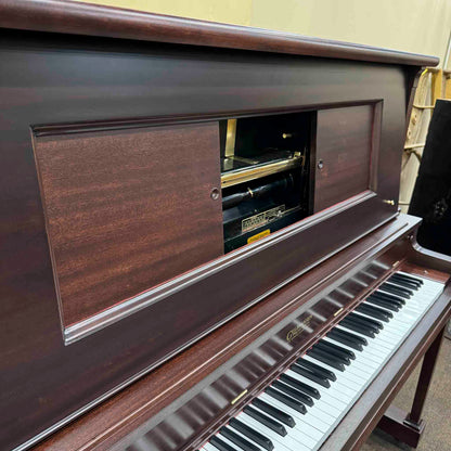 CURRENT SHOP WORK 1922 Gulbransen Wood Finish Commissioned Upright Vintage Player Piano
