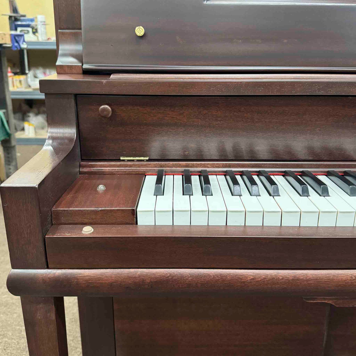 CURRENT SHOP WORK 1922 Gulbransen Wood Finish Commissioned Upright Vintage Player Piano