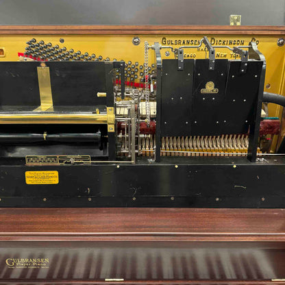 CURRENT SHOP WORK 1922 Gulbransen Wood Finish Commissioned Upright Vintage Player Piano
