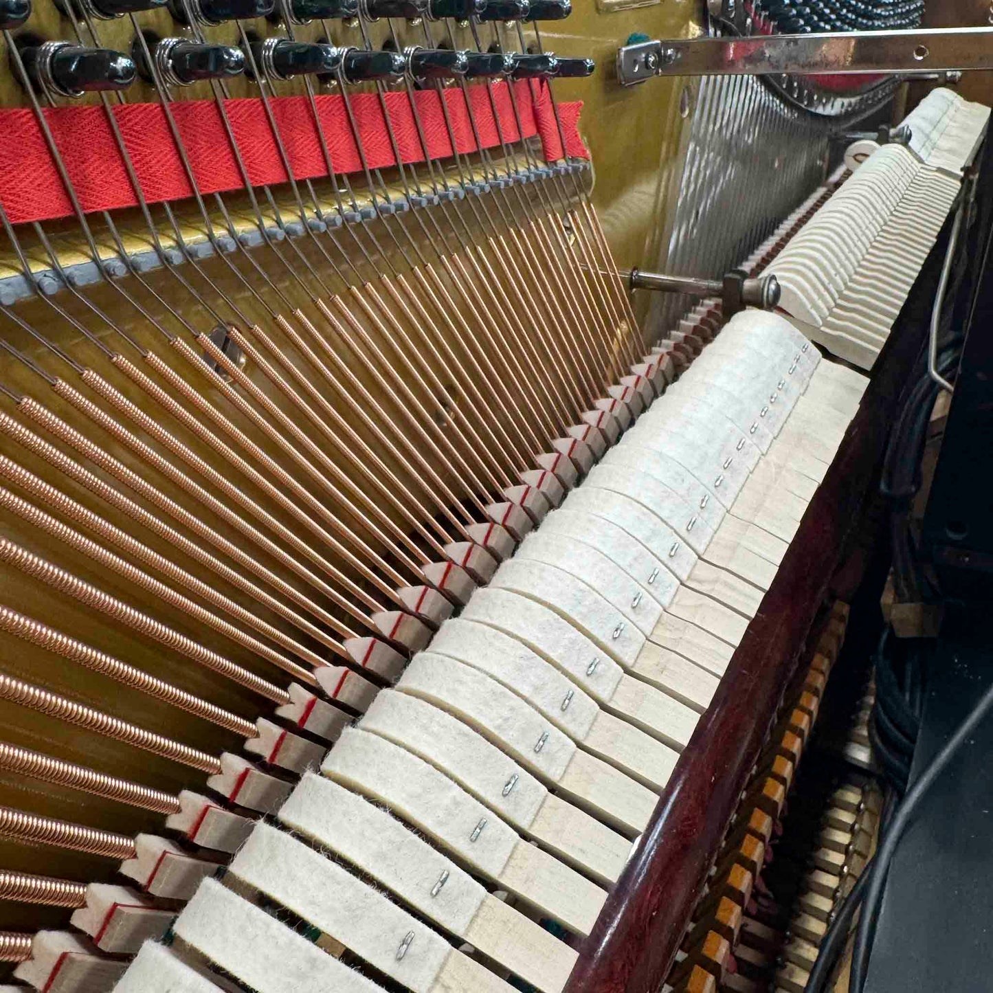 CURRENT SHOP WORK 1922 Gulbransen Wood Finish Commissioned Upright Vintage Player Piano