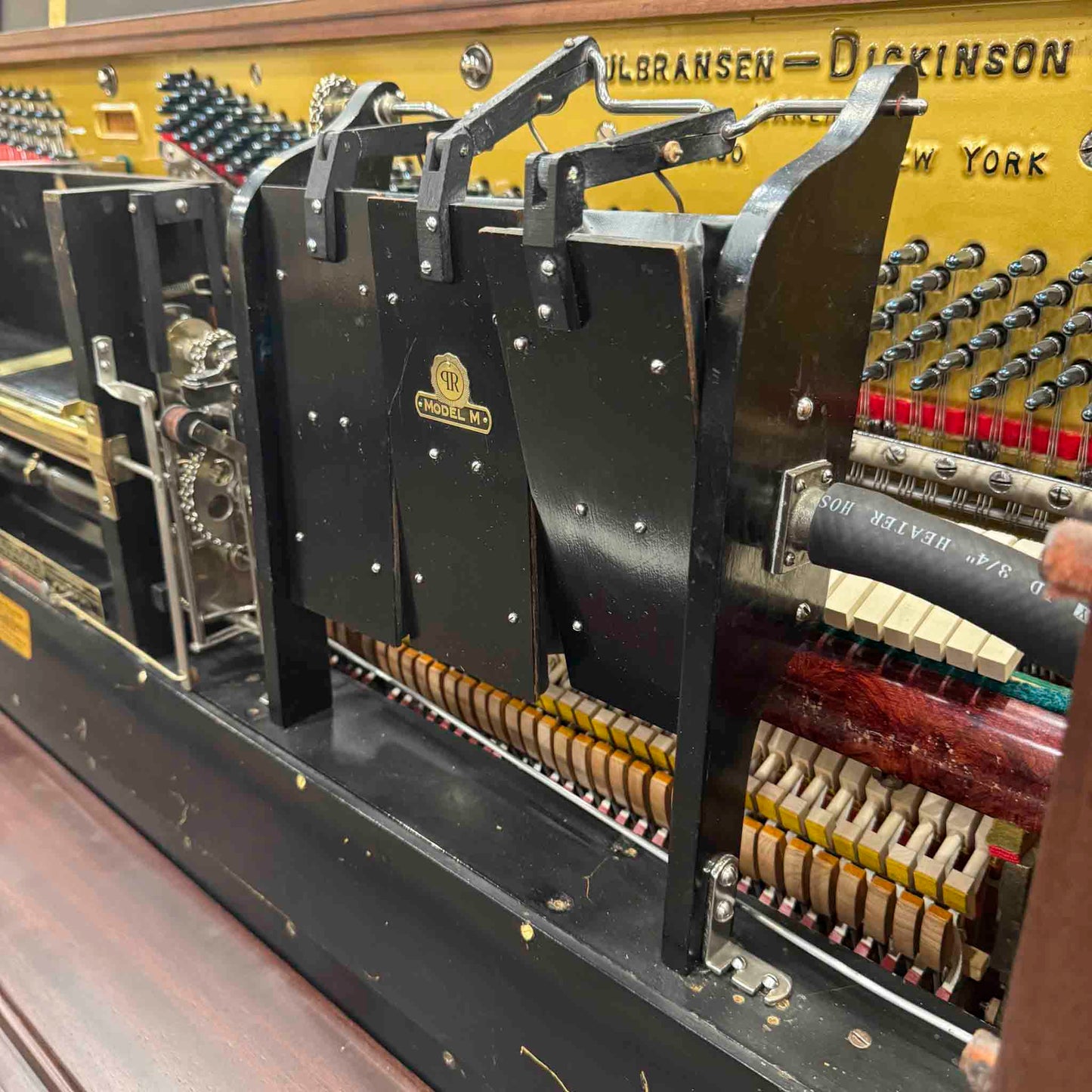 CURRENT SHOP WORK 1922 Gulbransen Wood Finish Commissioned Upright Vintage Player Piano