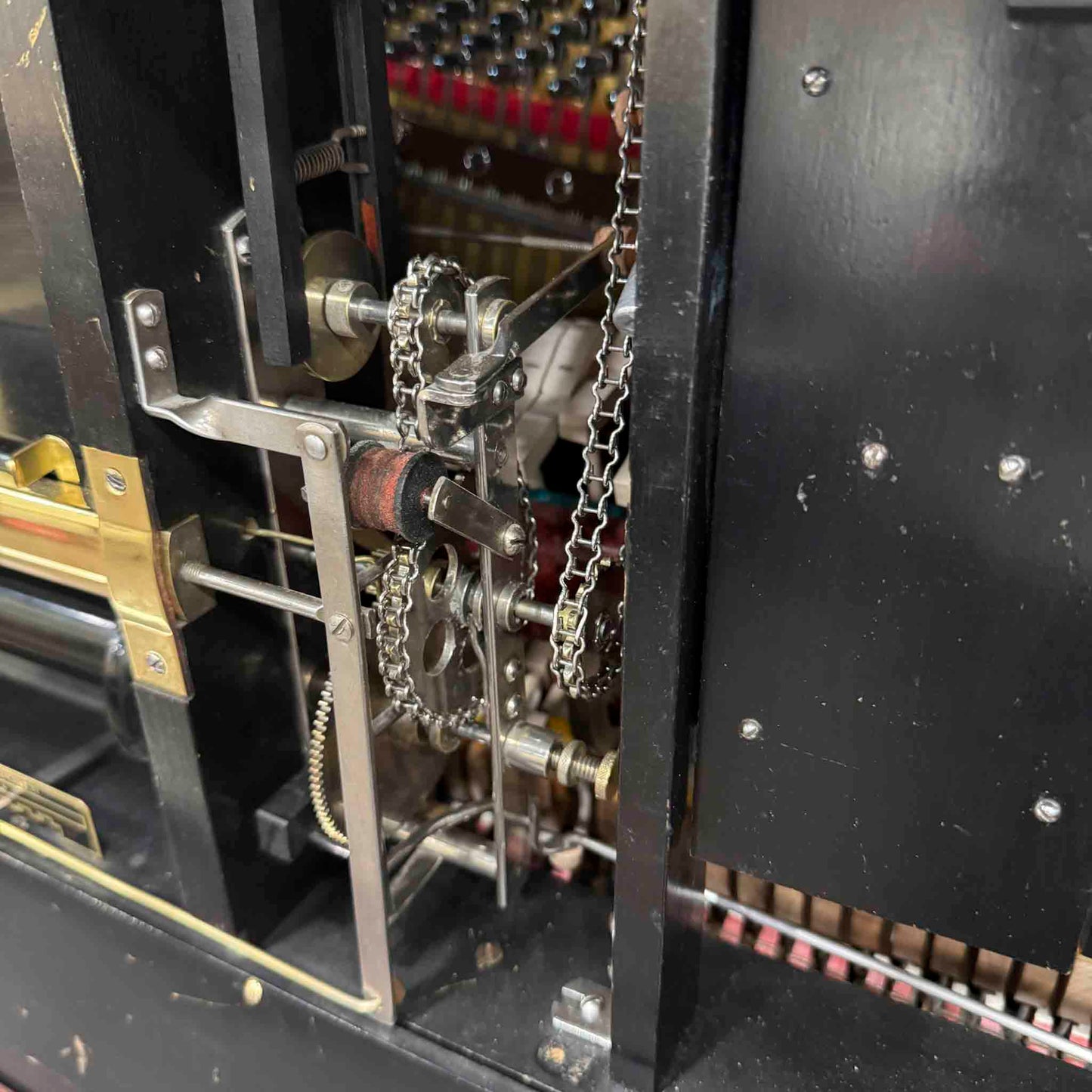 CURRENT SHOP WORK 1922 Gulbransen Wood Finish Commissioned Upright Vintage Player Piano