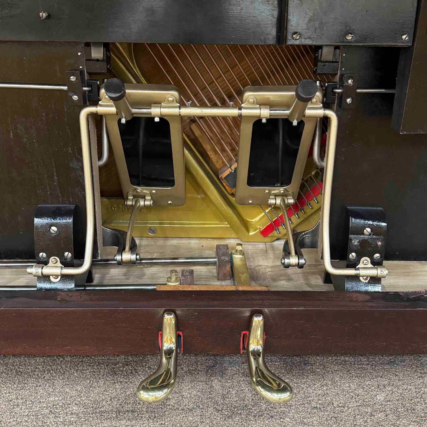 CURRENT SHOP WORK 1922 Gulbransen Wood Finish Commissioned Upright Vintage Player Piano