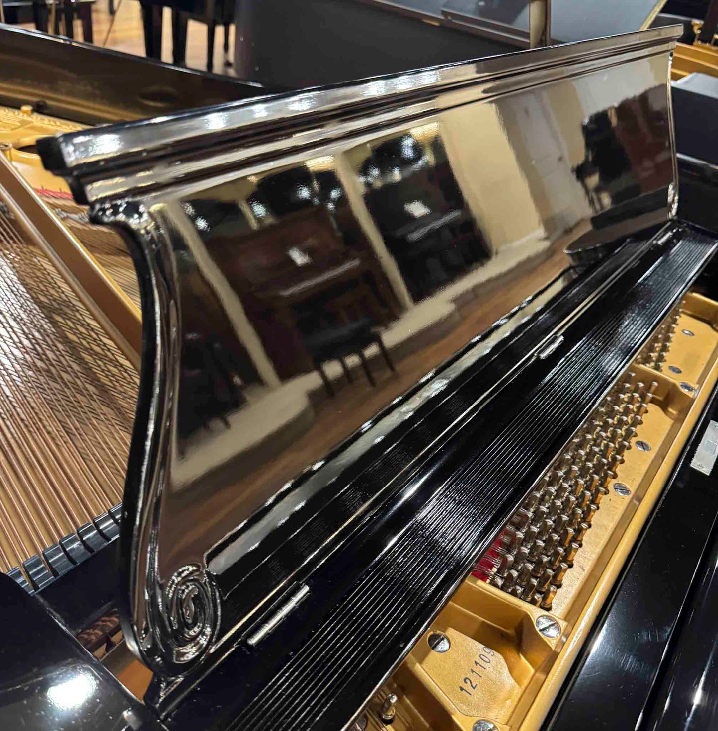1906 Steinway 5'9" Polished Black Grand Piano - with QRS Self Playing System