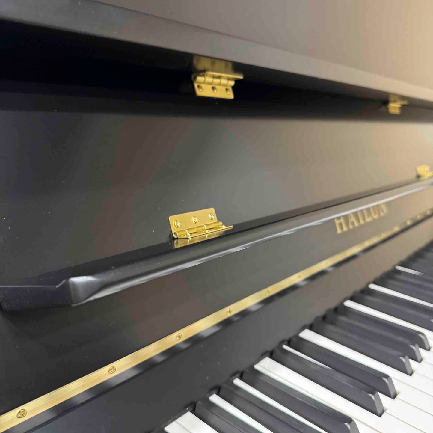 SOLD Hailun 121 48" Satin Black Upright Piano