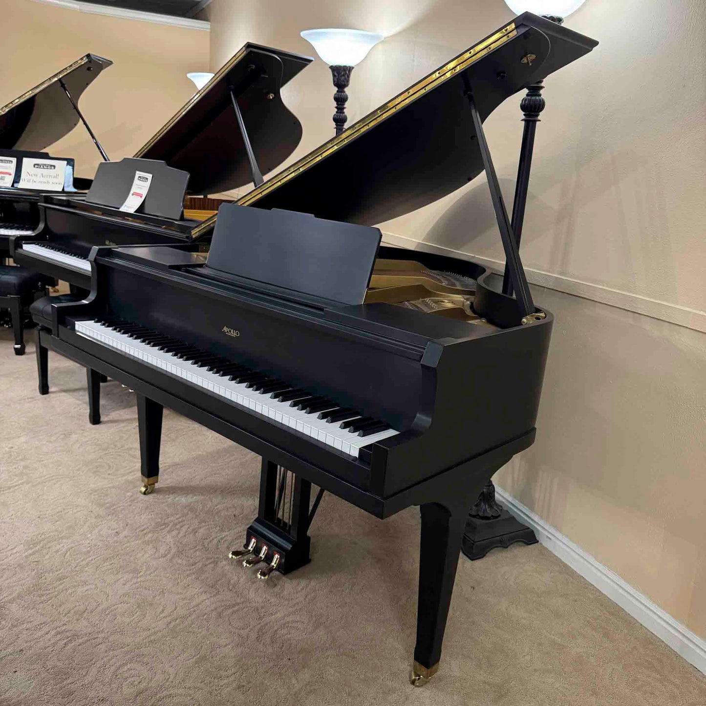SOLD 1932 Apollo 4'9" Satin Black Baby Grand Piano