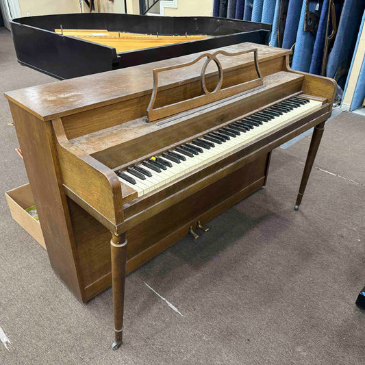 CURRENT SHOP WORK - 1967 Cable-Nelson 36" Wood Finish Commissioned Spinet Piano