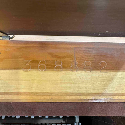 CURRENT SHOP WORK - 1967 Cable-Nelson 36" Wood Finish Commissioned Spinet Piano