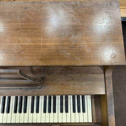 CURRENT SHOP WORK - 1967 Cable-Nelson 36" Wood Finish Commissioned Spinet Piano
