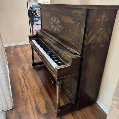 CURRENT SHOP WORK - 1926 Ellington 54" Wood Finish Commissioned Upright Piano