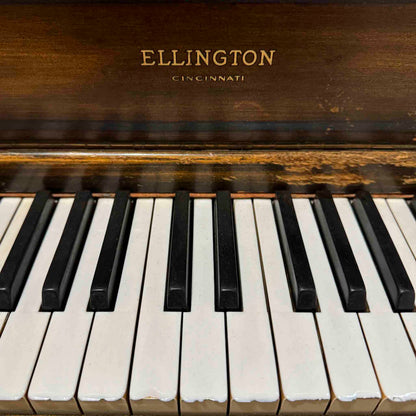 CURRENT SHOP WORK - 1926 Ellington 54" Wood Finish Commissioned Upright Piano