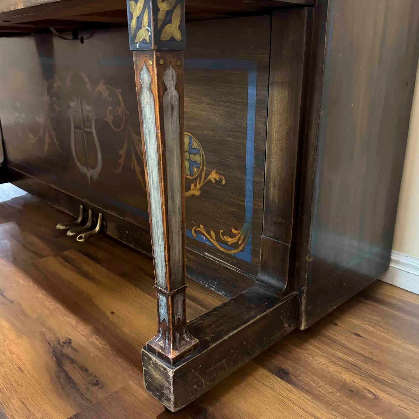 CURRENT SHOP WORK - 1926 Ellington 54" Wood Finish Commissioned Upright Piano