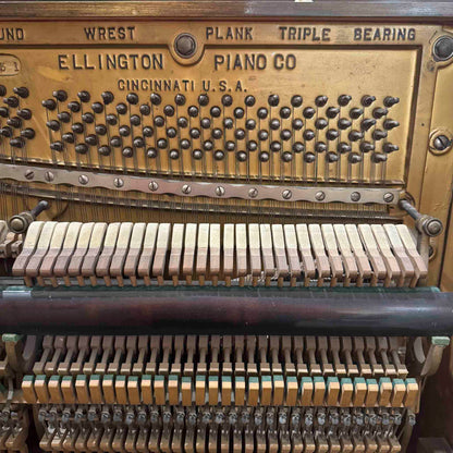 CURRENT SHOP WORK - 1926 Ellington 54" Wood Finish Commissioned Upright Piano