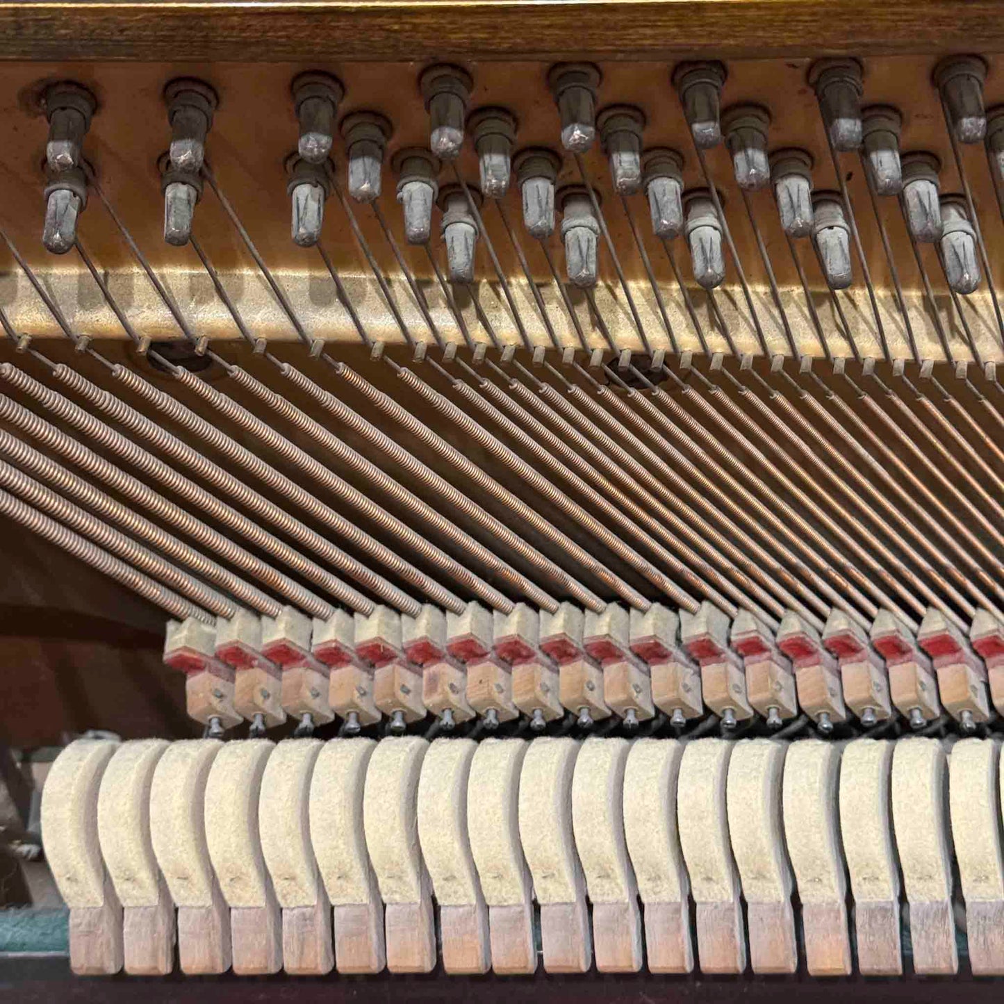 CURRENT SHOP WORK - 1926 Ellington 54" Wood Finish Commissioned Upright Piano