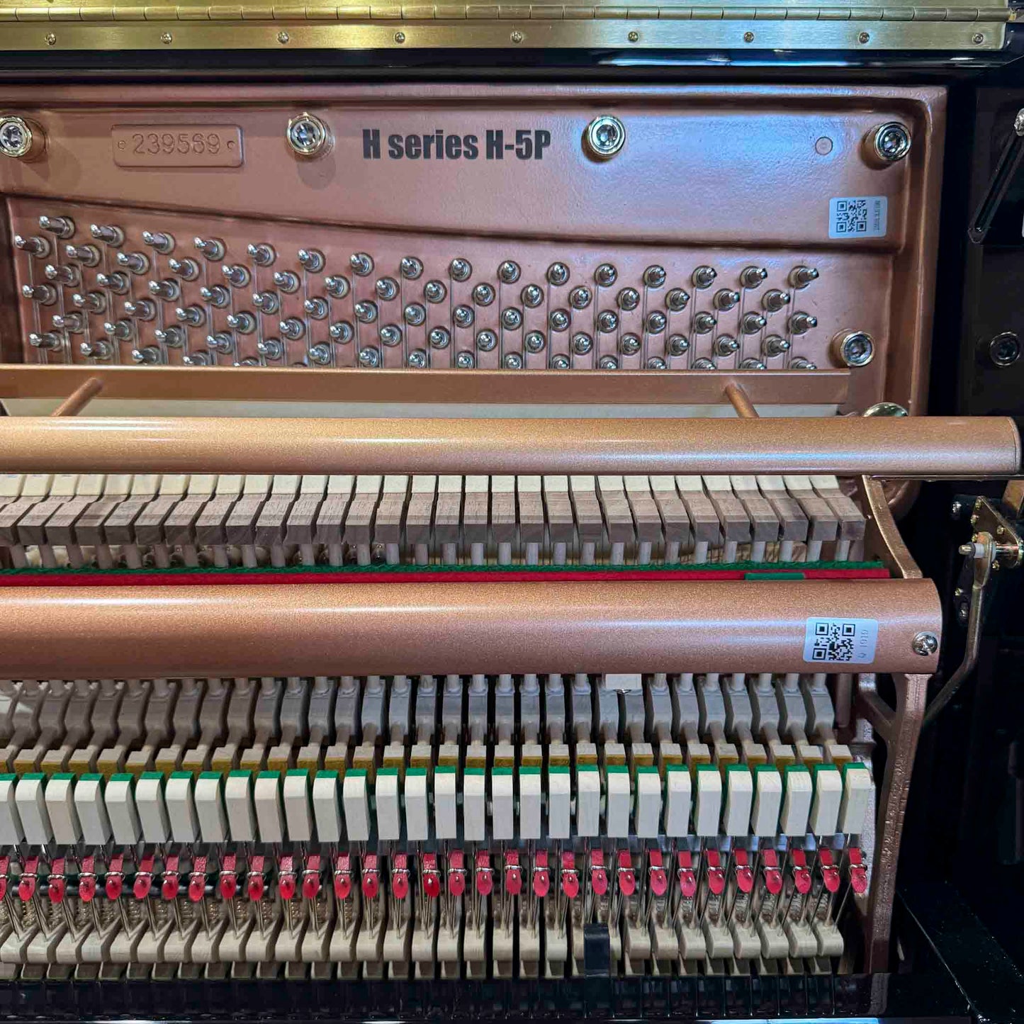 SOLD Hailun 5P Polished Black 50" Upright Piano