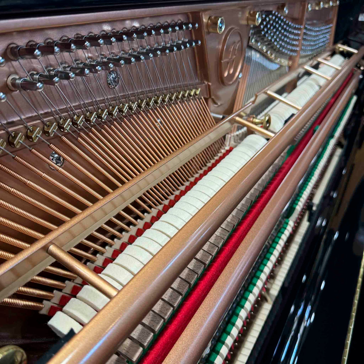 SOLD Hailun 5P Polished Black 50" Upright Piano