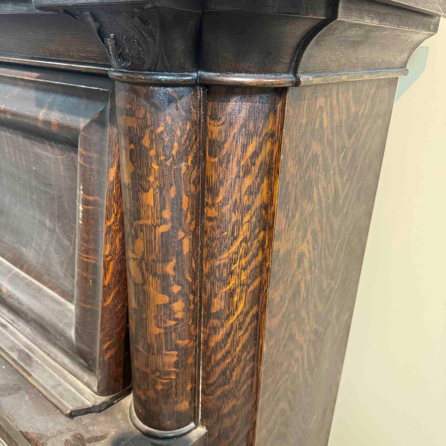 CURRENT SHOP WORK - 1909 Beckwith 58" Wood Finish Commissioned Upright Piano