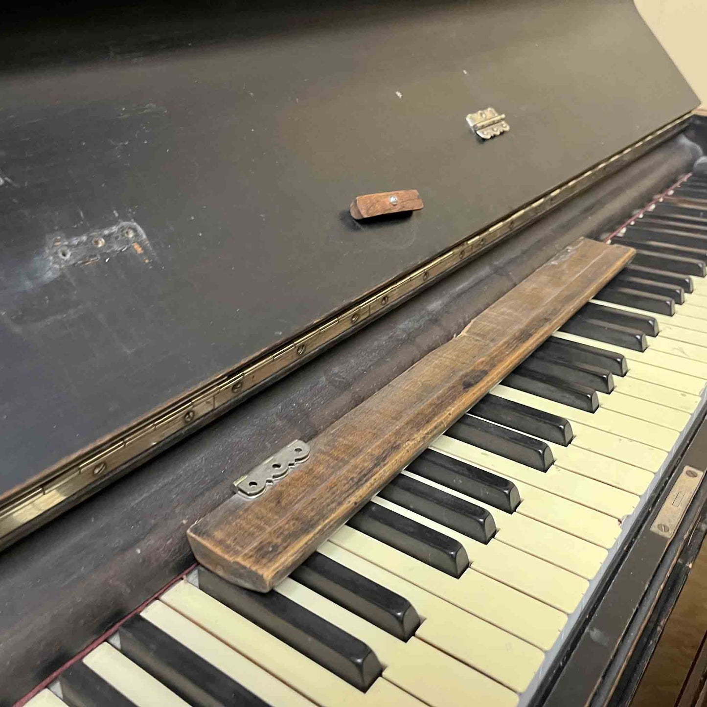 AVAILABLE TO RESTORE: CALL FOR CUSTOM PRICING - 1893 Steinway & Sons 54" Black Upright Piano