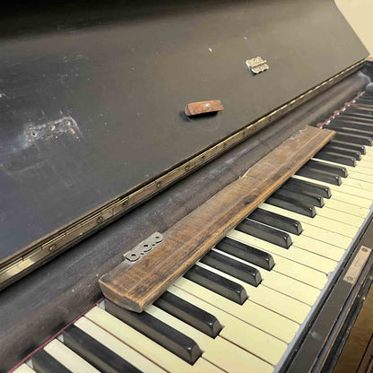 AVAILABLE TO RESTORE: CALL FOR CUSTOM PRICING - 1893 Steinway & Sons 54" Black Upright Piano