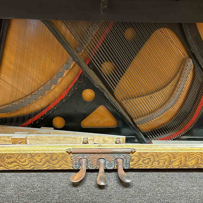 AVAILABLE TO RESTORE: CALL FOR CUSTOM PRICING - 1905 Kingsbury 56" Wood Finish Upright Piano